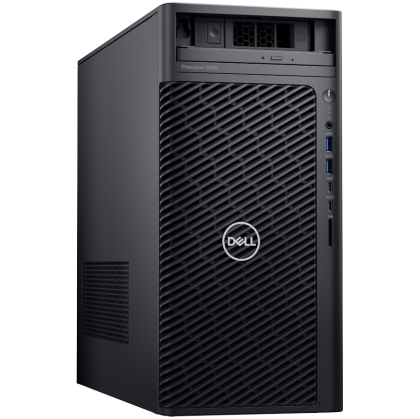 Desktop PC Dell Precision 3680 Tower, Procesor 14ᵗʰ Gen Intel Core i9-14900K up to 6.0 GHz, RAM 32GB (2x16GB) DDR5, 1TB SSD M.2 PCIe NVMe + 2TB HDD, NVIDIA RTX 4000 Ada 20GB, Windows 11 Pro