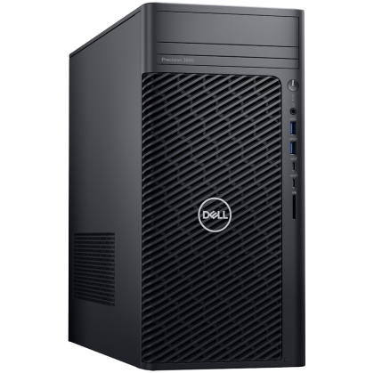 Desktop PC Dell Precision 3680 Tower, Procesor 14ᵗʰ Gen Intel Core i9-14900K up to 6.0 GHz, RAM 32GB (2x16GB) DDR5, 1TB SSD M.2 PCIe NVMe + 2TB HDD, NVIDIA RTX 4000 Ada 20GB, Windows 11 Pro