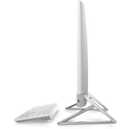 PC all-in-one Dell Inspiron 5430, Procesor Intel Core Ultra 7 150U up to 5.4 GHz, 23.8" FHD (1920 x 1080) Touch IPS anti-glare 250 nits, RAM 16GB (2x8GB) 3200MHz DDR4, 1TB SSD M.2 PCIe NVMe, Intel Graphics, culoare Pearl White, Windows 11 Pro