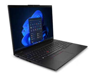Laptop Lenovo ThinkPad L16  Gen1 (Intel), Procesor Intel Core Ultra 5 125U up to 4.3GHz, 16" WUXGA (1920x1200) IPS 300nits anti-glare, ram 32GB(2x16GB) 5600MHz DDR5, 1TB SSD M.2 PCIe NVMe, Intel® Graphics, culoare black, Windows11 Pro