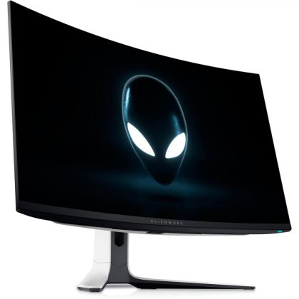 Monitor LED Dell Alienware AW3225QF, 32" 4K UHD (3840x2160), QD-OLED, 250nits, 0.03ms, 240Hz, culoare Black-White