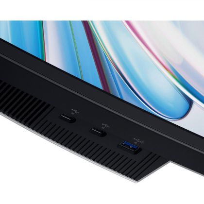 Monitor LED Dell curbat U3425WE, 34" WQHD (3440x1440), IPS, 300nits, 5ms, 120Hz, culoare silver