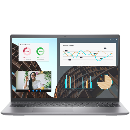  Laptop Dell Vostro 3530, Procesor Gen 13th Intel Core i5-1334U up to 4.6GHz, 15.6 inch FHD (1920x1080) IPS Anti-Glare 120Hz, RAM 16GB (2x8GB) 2666MHz DDR4, 512GB SSD M.2 PCIe NVMe, Intel Iris Xe Graphics, culoare Carbon Black, Windows 11 Pro