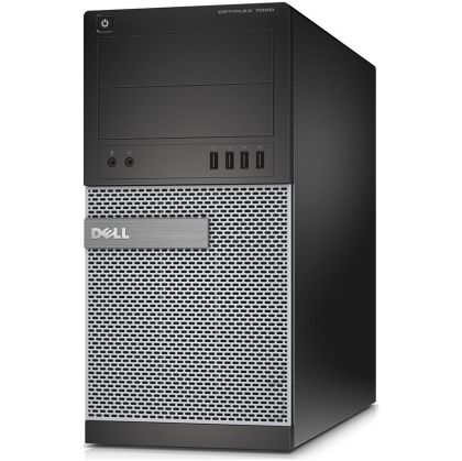 Desktop PC Dell OptiPlex 7020 MT Plus, Procesor 14ᵗʰ Gen Intel Core i7-14700 up to 5.3 GHz, RAM 16GB (2x8GB) DDR5, 512GB SSD M.2 PCIe NVMe, Intel UHD Graphics, Windows 11 Pro