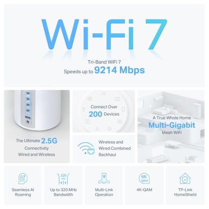 TP-LINK KIT BE9300 MESH WIFI 7 2PK