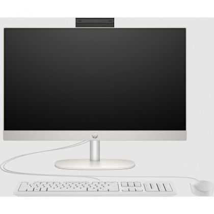PC all-in-one HP ProOne 240 G10, Procesor 13th Generation Intel Core i5 1335U up to 4.6GHz, 23.8" FHD (1920x1080) UWVA anti-glare 250 nits,  ram 16GB (1x16GB) 3200MHz DDR4, 512GB SSD M.2 PCIe NVMe, Intel UHD Graphics, culoare Silver, DOS 