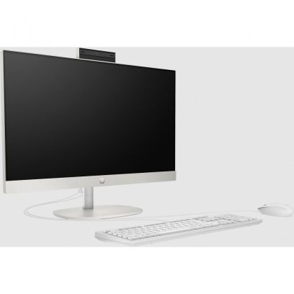 PC all-in-one HP ProOne 240 G10, Procesor 13th Generation Intel Core i5 1335U up to 4.6GHz, 23.8" FHD (1920x1080) UWVA anti-glare 250 nits,  ram 16GB (1x16GB) 3200MHz DDR4, 512GB SSD M.2 PCIe NVMe, Intel UHD Graphics, culoare Silver, DOS 