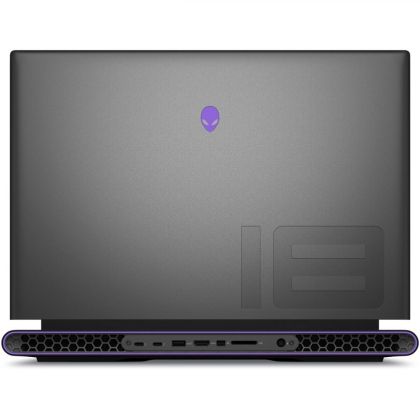 Laptop Dell Alienware M18 R2, Procesor gen 14 Intel Core i9-14900HX up to 5.8GHz, 18.0" QHD+ (2560x1600) 165Hz, RAM 64GB DDR5 5200MHz (2x32GB), 2TB SSD M.2 PCIe NVMe, NVIDIA GeForce RTX 4090 16GB, culoare Dark Metallic Moon, Windows 11 Pro