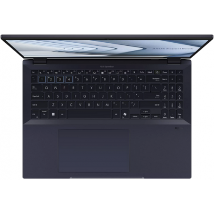 Laptop ASUS ExpertBook B5, procesor Intel Core Ultra 7 155H, up to 4.8GHz, 14", WQXGA (2560 x 1600) 500nits, RAM 32GB DDR5, 1TB SSD M.2 PCIe NVMe, Intel Graphics, culoare Star Black, Windows 11 Pro