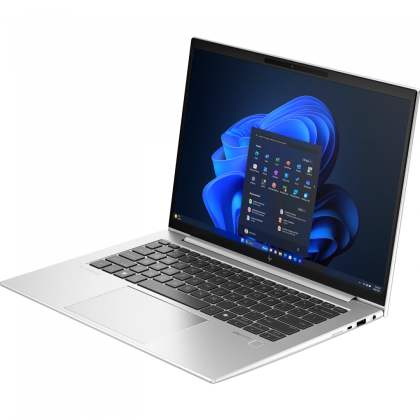 Laptop HP EliteBook 840 G11, Procesor Intel Core Ultra 7 155U up to 4.8GHz, 14" WUXGA (1920x1200) IPS 400nits anti-glare, ram 16GB(1x16GB)5600MHz DDR5, 1TB SSD M.2 PCIe NVMe, Intel Graphics, culoare Silver, Window11 Pro