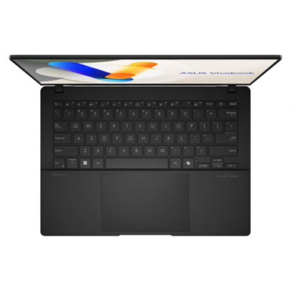 Laptop ASUS Vivobook S 14 OLED, procesor Intel Core Ultra 7 256V, up to 4.8GHz, 14", WUXGA (1920 x 1200) OLED 400nits, RAM 16GB LPDDR5X, 1TB SSD M.2 PCIe NVMe, Intel Arc Graphics, culoare Neutral Black, Windows 11 Pro