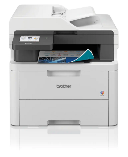 Imprimanta multifunctionala laser color A4, Brother DCP-L3560CDW, 26 ppm, duplex, ADF, 600x2400 dpi, USB, Retea, WI-FI, starter toner
