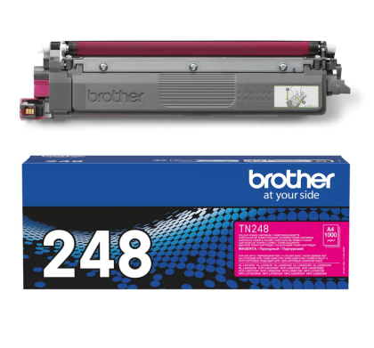 Toner original Brother TN-248M, culoare magenta pentru Brother DCP-L3560CDW, MFC-L8340CDW, HI-L8230CDW, HI-L8240CDW, HL-L3220CW, DCP-L3520CDW, MFC-L3740CDW, MFC-L8390CDW, capacitate 1.000 pagini