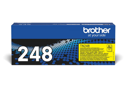Toner original Brother TN-248Y, culoare yellow pentru Brother DCP-L3560CDW, MFC-L8340CDW, HI-L8230CDW, HI-L8240CDW, HL-L3220CW, DCP-L3520CDW, MFC-L3740CDW, MFC-L8390CDW, capacitate 1.000 pagini