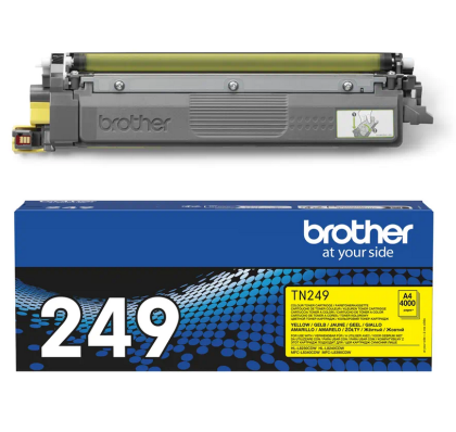 Toner original Brother TN-249Y, culoare yellow pentru Brother MFC-L8340CDW, HI-L8230CDW, HI-L8240CDW, MFC-L8390CDW, capacitate 4.000 pagini