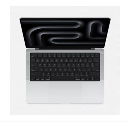 Laptop Apple MacBook Pro 14", Procesor Apple M3 PRO, CPU cu 11 nuclee, GPU cu 14 nuclee, 16 nuclee Neural Engine, 14.2"(3024 x 1964) Liquid Retina XDR 1000nits, ram 18GB, 512GB SSD, tastatura US, culoare silver, macOS Sonoma