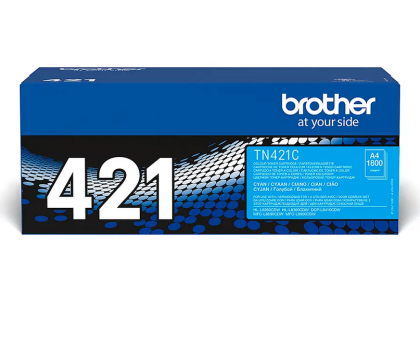 Toner original Brother TN-421C, culoare cyan pentru Brother MFC-L8900CDW, MFC-L8690CDW, DCP-L8410CDW, HL-L8360CDW, DCP-L8260CDW, capacitate 1.800 pagini