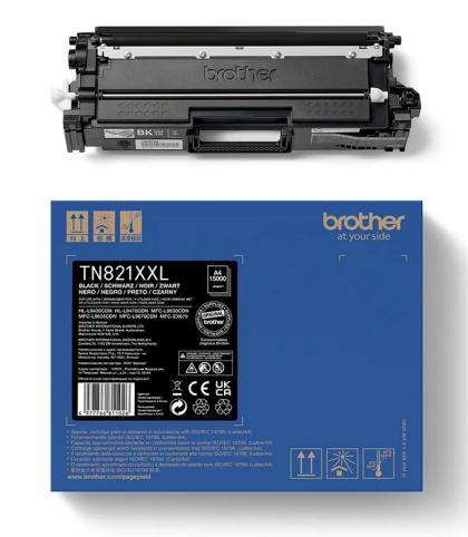 Toner original Brother TN821XXLBK, culoare black pentru Brother MFC-L9630CDN, MFC-L9670CDN, HL-L9430CDN, HL-L9470CDN capacitate 15.000 pagini