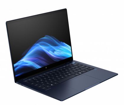 Laptop HP EliteBook Ultra G1q, Procesor Snapdragon X Elite X1E-78-100 up to 3.4GHz (12 nuclee), 14" 2.2K (2240x1400) Touch IPS Anti-Glare 400nits, RAM 16GB LPDDR5x 8400MHz, 1TB SSD M.2 PCIe NVMe, Qualcomm Adreno Graphics, culoare Atmospheric Blue, Windows