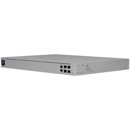 Ubiquiti UniFi EFG-EU 25G Enterprise-grade 25 Gbps UniFi Cloud Gateway with two WAN ports, 12.5 Gbps routing with IDS/IPS, (2) 25G SFP28, (2) 10G SFP+, and (2) 2.5 GbE RJ45 ports, 2x included hot-swap PSUs for power redundancy
