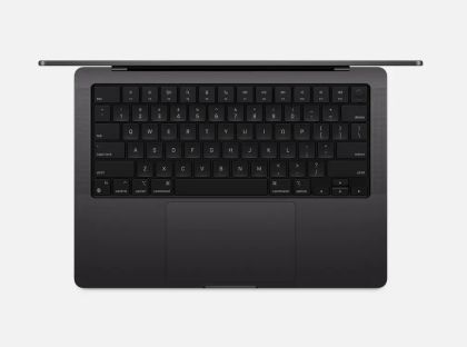 Laptop Apple MacBook Pro 14", Procesor Apple M4 Max, CPU cu 14 nuclee, GPU cu 32 nuclee, 14.2" (3024 x 1964) Retina 1000nits, ram 36GB, 1TB SSD, tastatura INT, culoare space black, macOS Sequoia