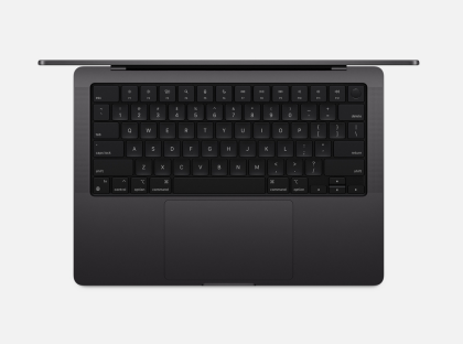 Laptop Apple MacBook Pro 14", Procesor Apple M4, CPU cu 10 nuclee, GPU cu 10 nuclee, 14.2"(3024 x 1964) Liquid Retina XDR 1000nits, ram 16GB, 512GB SSD, tastatura INT, culoare space black, macOS Sequoia