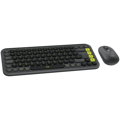 LOGITECH POP ICON COMBO - GRAPHITE - US INT'L - BT  - INTNL-973