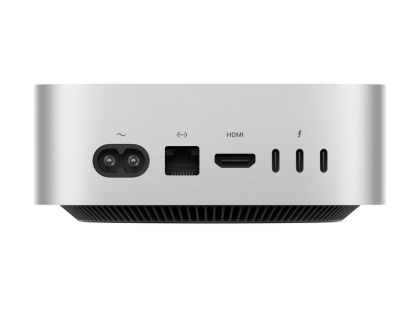 Desktop Apple Mac Mini M4, Procesor Apple M4 cu CPU 10 core, GPU 10 core, ram 24GB, 512GB SSD M.2 PCIe NVMe, culoare Silver, macOS Sequoia