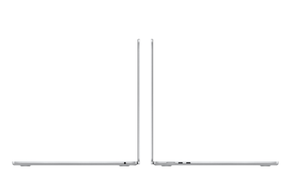 Laptop Apple MacBook Air 15", Procesor Apple M3  CPU cu 8 nuclee, GPU cu 10 nuclee, 15.3"(2880 x 1864) Retina 500nits, ram 24GB, 512GB SSD, tastatura INT, culoare Silver, macOS Sequoia