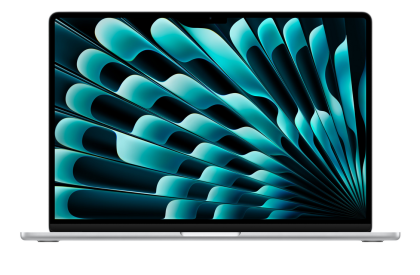 Laptop Apple MacBook Air 15", Procesor Apple M3  CPU cu 8 nuclee, GPU cu 10 nuclee, 15.3"(2880 x 1864) Retina 500nits, ram 24GB, 512GB SSD, tastatura INT, culoare Silver, macOS Sequoia