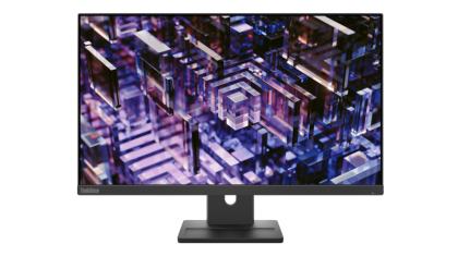 Monitor Led Lenovo ThinkVision E24q-30, 23.8" QHD  (2560x1440) IPS, 4ms, 100Hz, culoare black