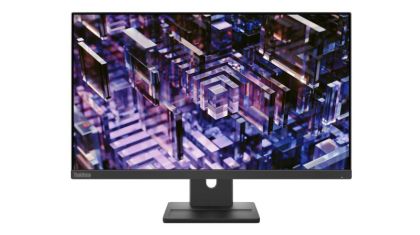 Monitor Led Lenovo ThinkVision E24q-30, 23.8" QHD  (2560x1440) IPS, 4ms, 100Hz, culoare black