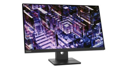 Monitor Led Lenovo ThinkVision E24q-30, 23.8" QHD  (2560x1440) IPS, 4ms, 100Hz, culoare black