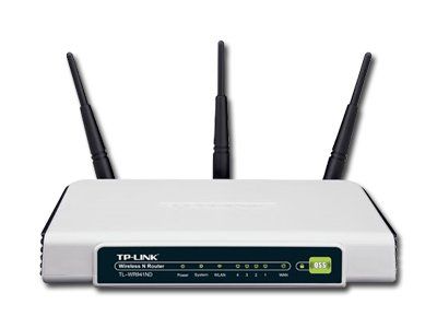 Router TP-Link TL-WR941ND, 2,4GHz Wireless N 300Mbps,  4 x 10/100Mbps LAN Ports, 1 x 10/100Mbps WAN Port, Detachable Omni Directional Antenna 3 x 5dBi, IP based bandwidth control