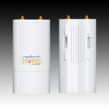 Ubiquiti airMAX BaseStation Rocket M2, 2.4GHz, 1 x 10/100 Mbps Ethernet Port, Power Passive PoE, 24V 1A PoE Adapter, Processor MIPS 24Kc, 128 MB SDRAM, 8 MB Flash, 2xRP-SMA (Waterproof) RF Connections