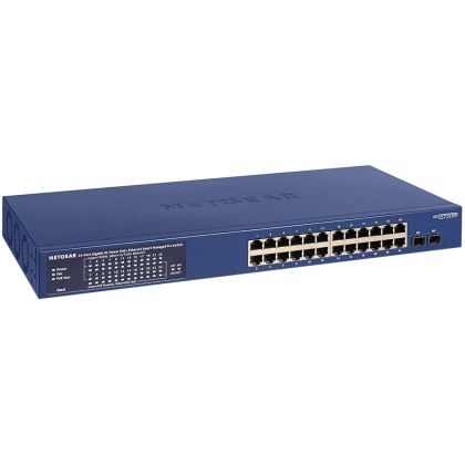 Netgear GS724TPP-100EUS 24-Port Gigabit PoE+ Smart Managed Pro  Switch with 2 SFP Ports and Cloud Management