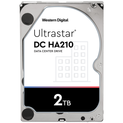 HDD Server WD Ultrastar DC HA210 2TB 512N SE, 3.5’’, 128MB, 7200 RPM, SATA, SKU: 1W10002