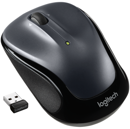 LOGITECH Wireless Mouse M325s - DARK SILVER - 2.4GHZ - EMEA