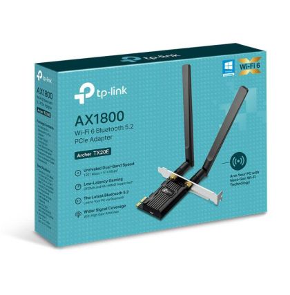 TP-LINK TX20E AX1800 BT5.2 WI-FI 6 ADAPT
