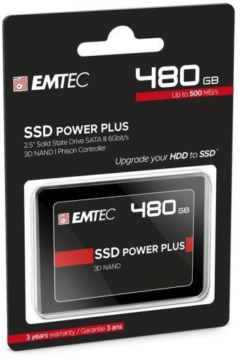 SSD Emtec X150, 480GB, 2.5", SATA III