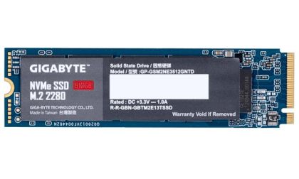 GIGABYTE SSD M.2 PCIe 512GB