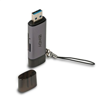 Card Reader Lindy USB 3.2 Type C&A, m/SD