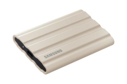 SSD Extern Samsung T7, 2.5", 2TB, beige,
