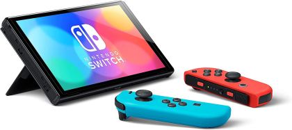 Nintendo Switch OLED Console 7" Blue/Red
