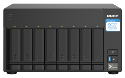 NAS QNAP 832PX 8BAY 1.7GHZ 4GB SATA TWR