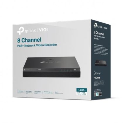 TPL VIGI 8 CH POE+ NW VIDEO RECORDER