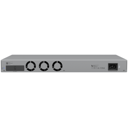 Ubiquiti Layer 3 switch with (24) 10GbE RJ45 ports and (2) 25G SFP28 ports