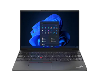 Laptop Lenovo ThinkPad E16 Gen2 (AMD), Procesor AMD Ryzen 5 7535HS up to 4.5GHz, 16" WUXGA (1920x1200) IPS 300nits anti-glare, ram 32GB (2x16GB) 4800MHz DDR5, 1TB SSD M.2 PCIe NVMe, AMD Radeon 660M Graphics, culoare Black, Windows11 Pro