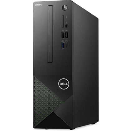  Desktop PC Dell Vostro 3030 SFF, Procesor 14ᵗʰ Gen Intel Core i5-14400 up to 4.7GHz, 8GB DDR5 (1x8GB) 4400MT/s, 512GB SSD M.2 PCIe NVMe, Intel UHD Graphics 730, culoare Negru, Linux