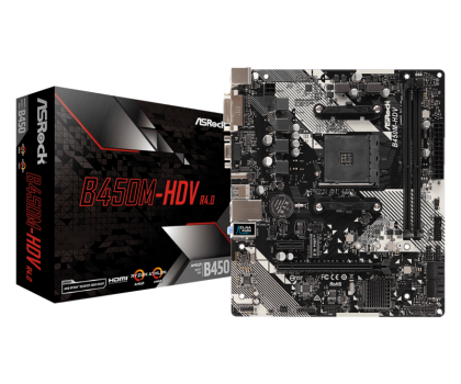 MB ASROCK AMD B450M-HDV R4.0